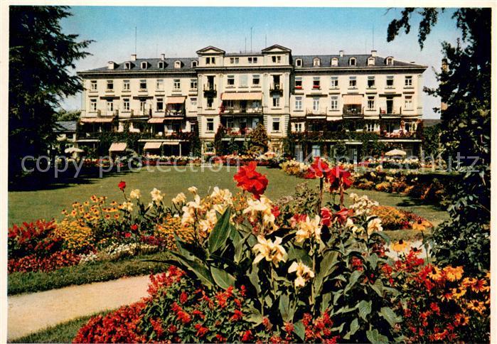 Konstanz Bodensee Sanatorium Dr. Buedingen Aussenansicht m. Garten