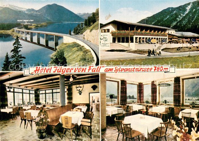 Sylvensteinsee Lenggries Hotel Jaeger von Fall am See Bruecke