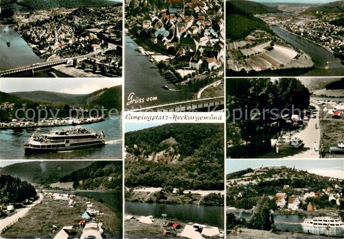 Neckargemuend Fliegeraufnahme Campingplatz