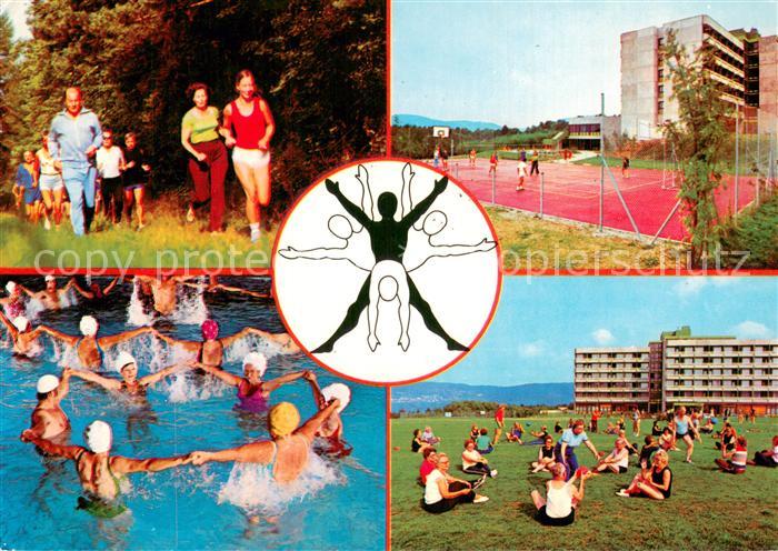 BERNKASTEL-KUES Berncastel Rheinland-Pfalz Mittel-Mosel-Kurklinik Teilansichten