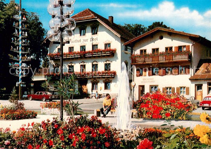 Bergen Chiemgau GAsthof zur Post Aussenansicht