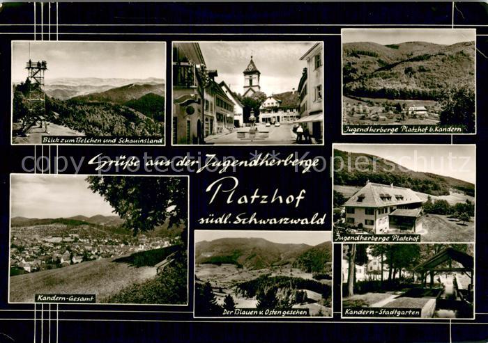 Kandern Jugendherberge Platzhof Belchen u. Schauinsland