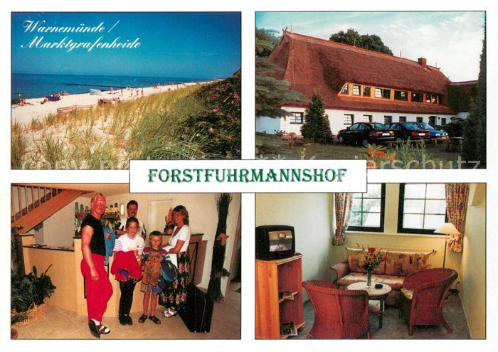 Markgrafenheide Rostock Forstfuhrmannshof Teilansichten Reetdach-Haus