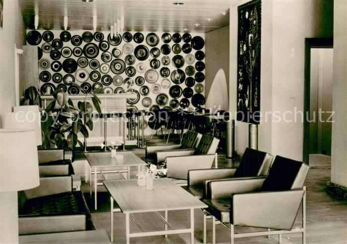 Sassnitz Ostseebad Ruegen Mitropa-Ruegen-Hotel Hotelhalle