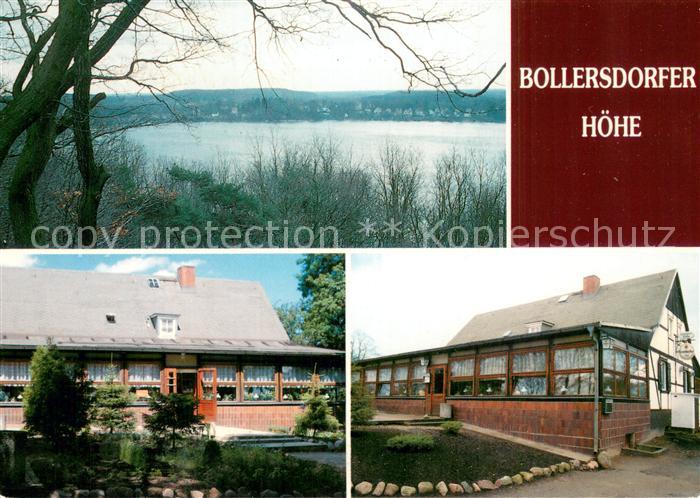 Bollersdorf Restaurant Bollersdorfer Hoehe Teilansichten m. See