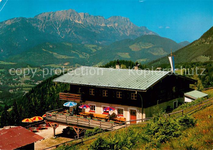 BERCHTESGADEN Bayern Dr.-Beck-Haus Panorama Jenner-Mittelstation