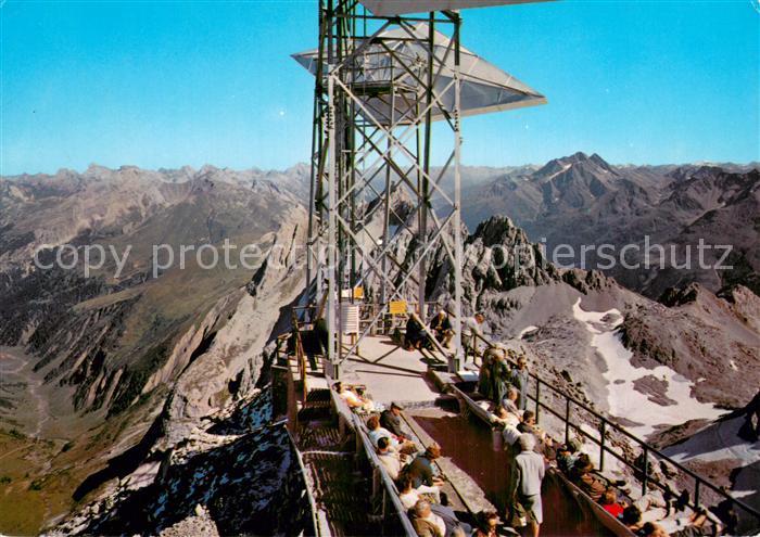 Parseierspitze 3036m AT Blick vom Vallugagipfel