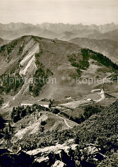 Rottach-Egern Wallbergbahn Bergstation Hotel Wallbergkapelle Setzberg