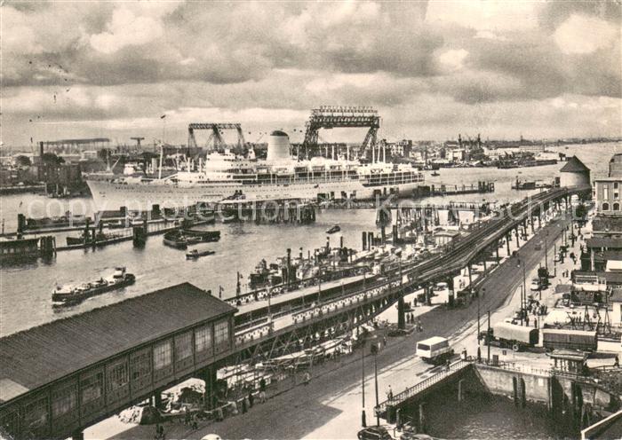 HAMBURG  CITY Vorsetzen u. ueberseebruecke Hafen