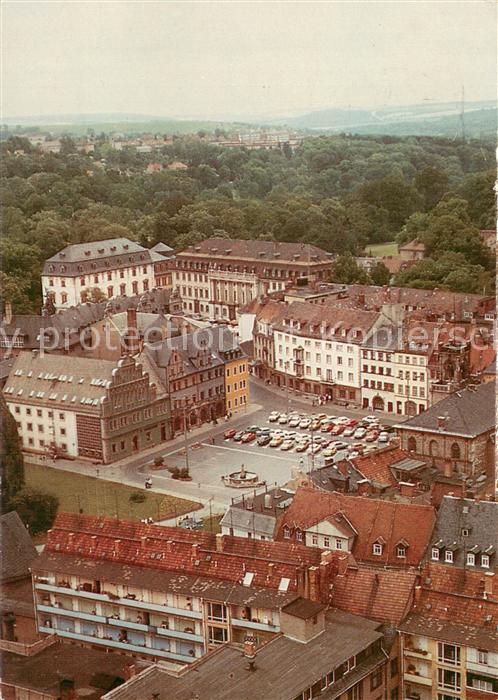 Weimar  Thueringen Fliegeraufnahme Markt