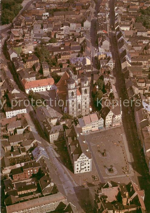 Wittenberg  Lutherstadt Fliegeraufnahme Kirche