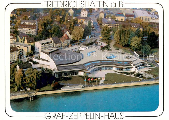 Friedrichshafen Bodensee Fliegeraufnahme Graf-Zeppelin-Haus