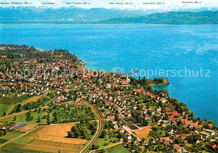 Langenargen Bodensee Fliegeraufnahme Panorama