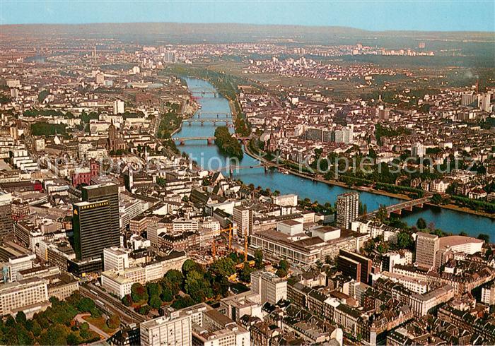 Frankfurt Main Fliegeraufnahme