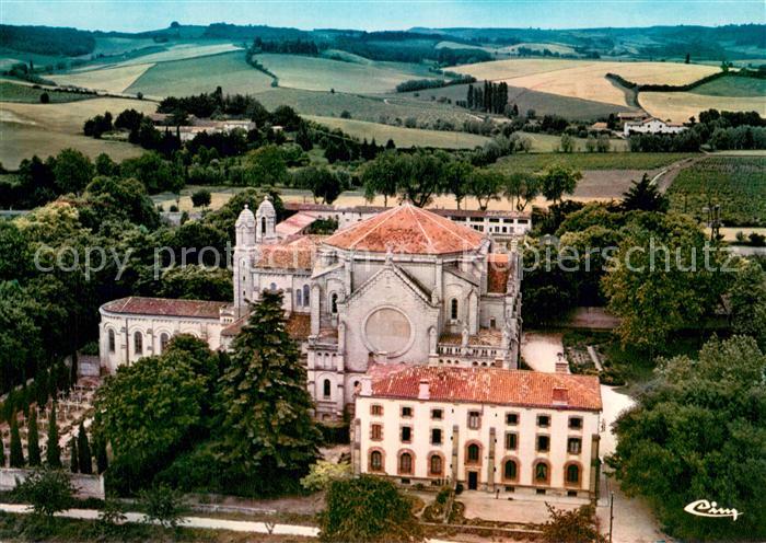 Fanjeaux Fliegeraufnahme Lieux Saints Dominicain