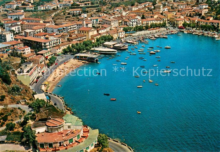 Isola d Elba Fliegeraufnahme Bucht