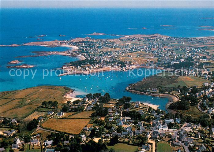 Portsall Fliegeraufnahme Panorama