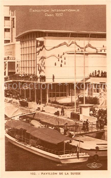 Exposition Internationale Paris 1937 CH 102 Pavillon de Suisse