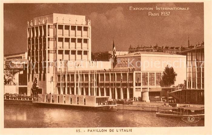 Exposition Internationale Paris 1937 CH.85 Pavillon de Litalie
