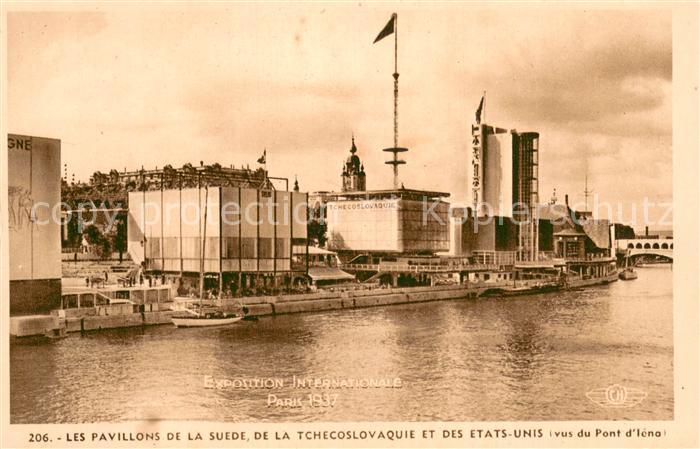 Exposition Internationale Paris 1937 Les Pavillons de la Suede