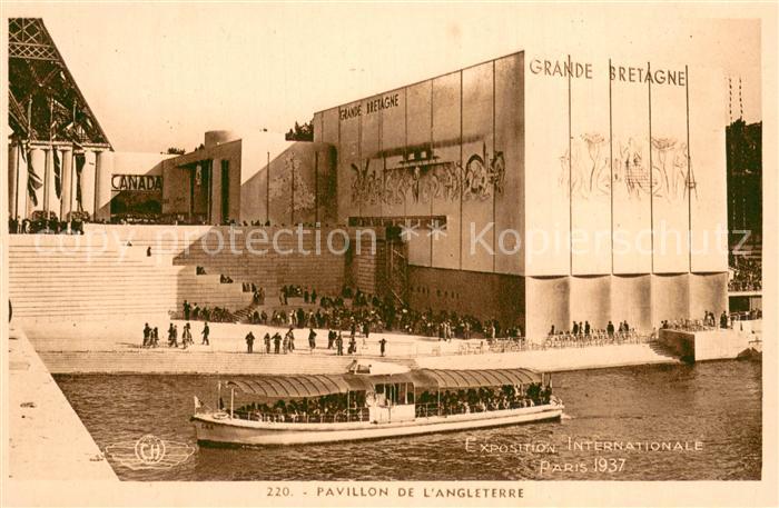 Exposition Internationale Paris 1937 CH.220 Pavillon de Langleterre