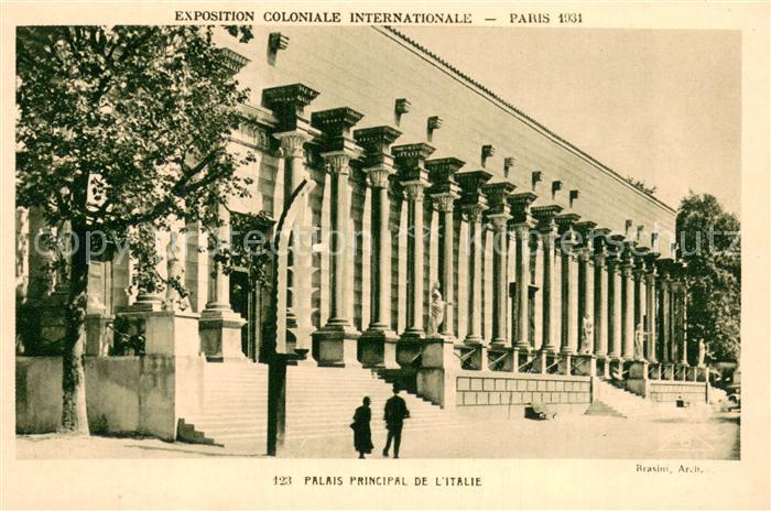 Exposition Coloniale Internationale Paris 1931 Braun Nr.123 Palais Principal de