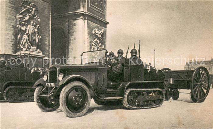 Militaria Geschuetze Artillerie motorisee
