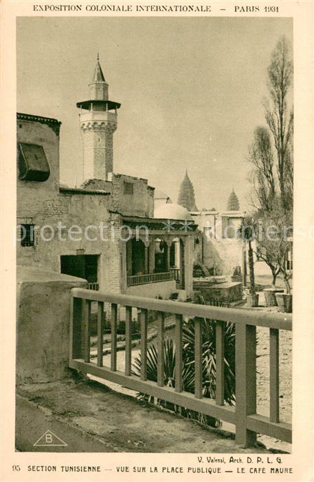 Exposition Coloniale Internationale Paris 1931 Braun Nr.95 Le Cafe Maure