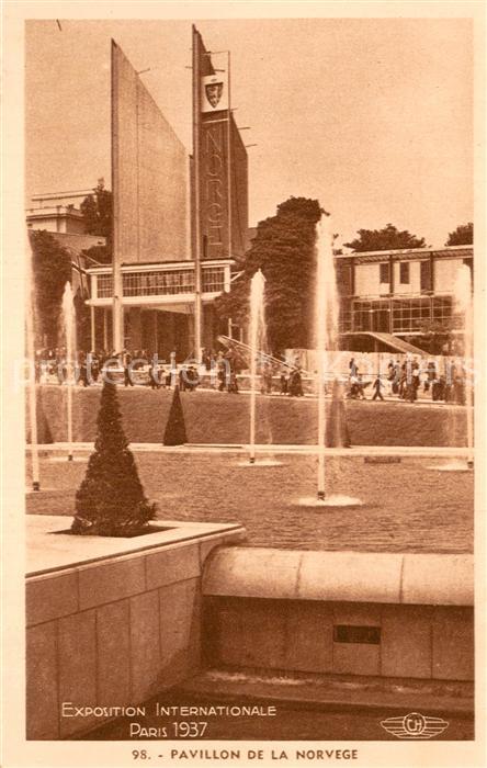 Exposition Internationale Paris 1937 Pavillon de la Norwege