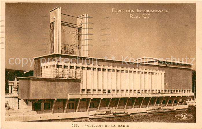 Exposition Internationale Paris 1937 CH Nr.233 Pavillon de la Radio