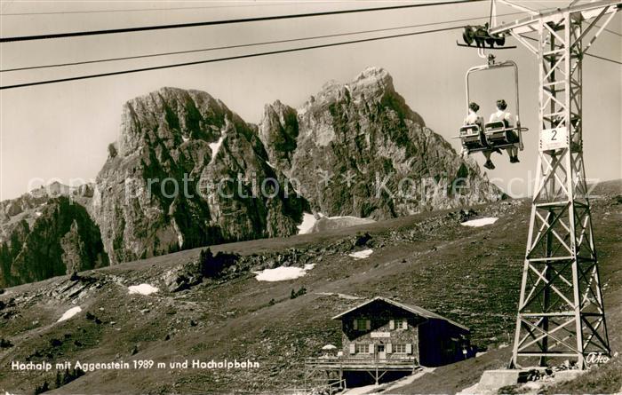 Sessellift Hochalp mit Aggenstein Agfa Nr.2885
