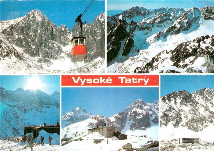 Seilbahn Cable-Car Telepherique Vysoke Tatry