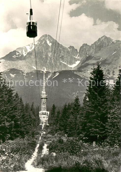 Seilbahn Cable-Car Telepherique Vysoke Tatry