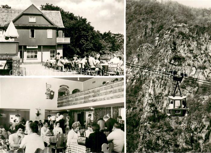 Seilbahn Cable-Car Telepherique Rosstrappe Harz