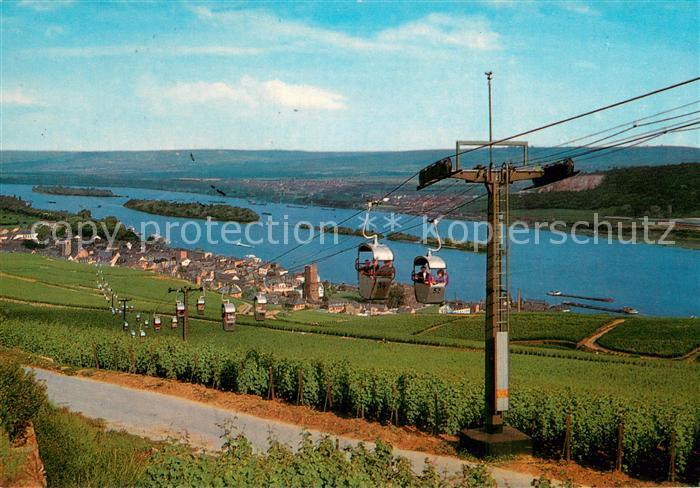 Seilbahn Cable-Car Telepherique Ruedesheim am Rhein