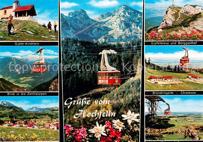 Seilbahn Cable-Car Telepherique Hochfelln Bayerische Alpen