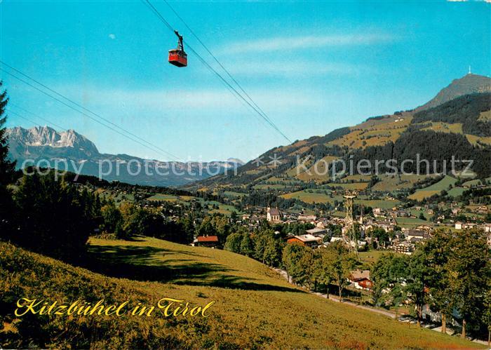 Seilbahn Cable-Car Telepherique Kitzbuehel in Tirol