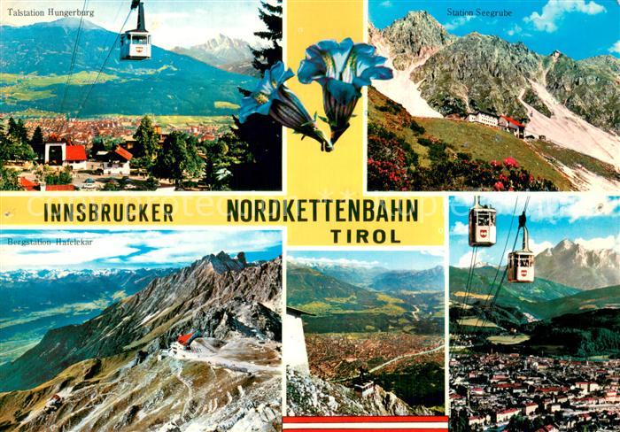 Seilbahn Cable-Car Telepherique Innsbrucker Nordkettenbahn Tirol