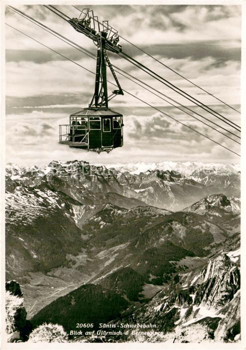 Seilbahn Cable-Car Telepherique Saentis ipfel Schwaegalp