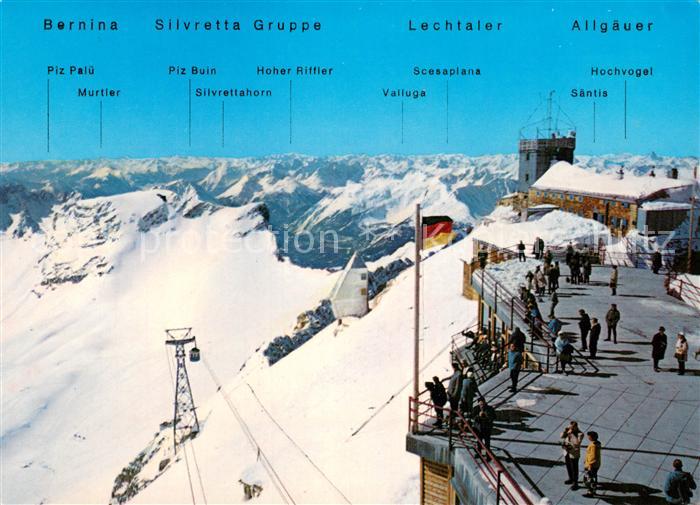 Seilbahn Cable-Car Telepherique Zugspitze Allgaeuer Lechtaler