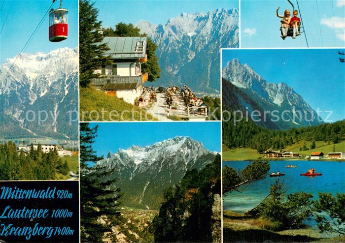 Seilbahn Cable-Car Telepherique Mittenwald Kranzberg Lautersee