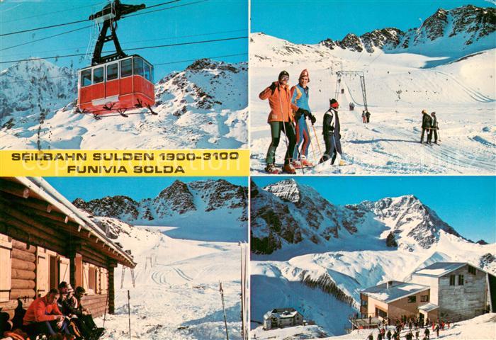Seilbahn Cable-Car Telepherique Sulden Funivia Solda
