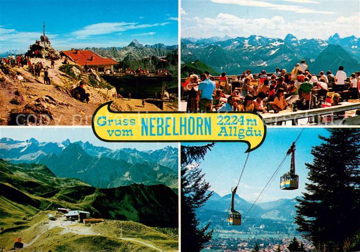 Seilbahn Cable-Car Telepherique Nebelhorn Allgäu