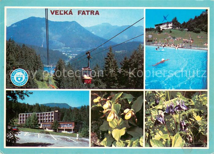Seilbahn Cable-Car Telepherique Velka Fatra