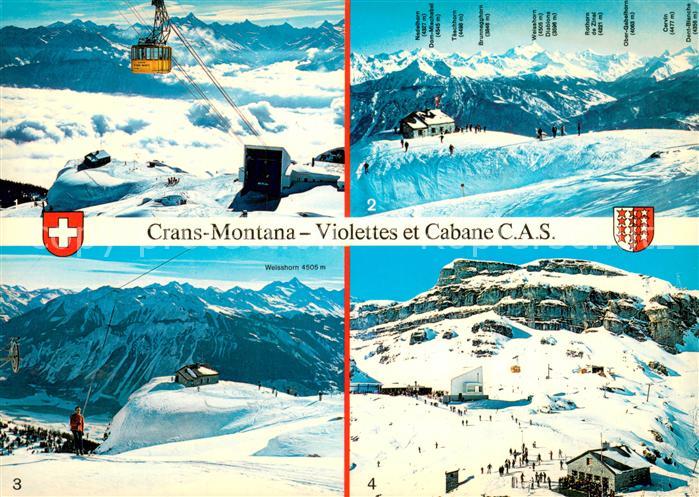 Seilbahn Cable-Car Telepherique Crans Montana