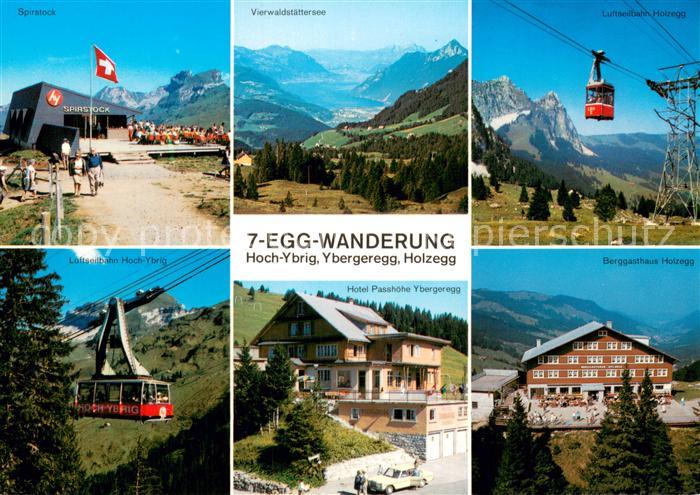 Seilbahn Cable-Car Telepherique 7 Egg Wanderung Hoch Ybrig Holzegg