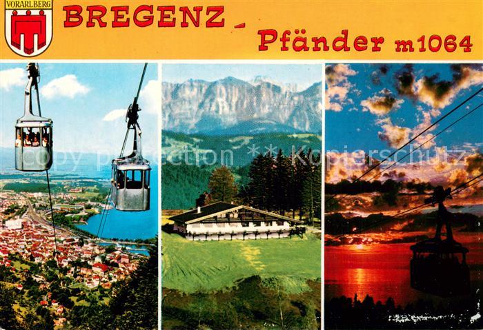 Seilbahn Cable-Car Telepherique Bregenz Pfaender