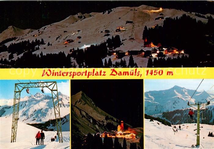 Sessellift Chairlift Telesiege Damuels