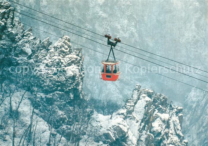Seilbahn Cable-Car Telepherique Thale Harz Quedinburg