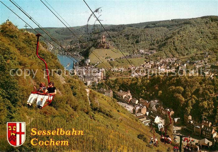 Sessellift Chairlift Telesiege Cochem Mosel